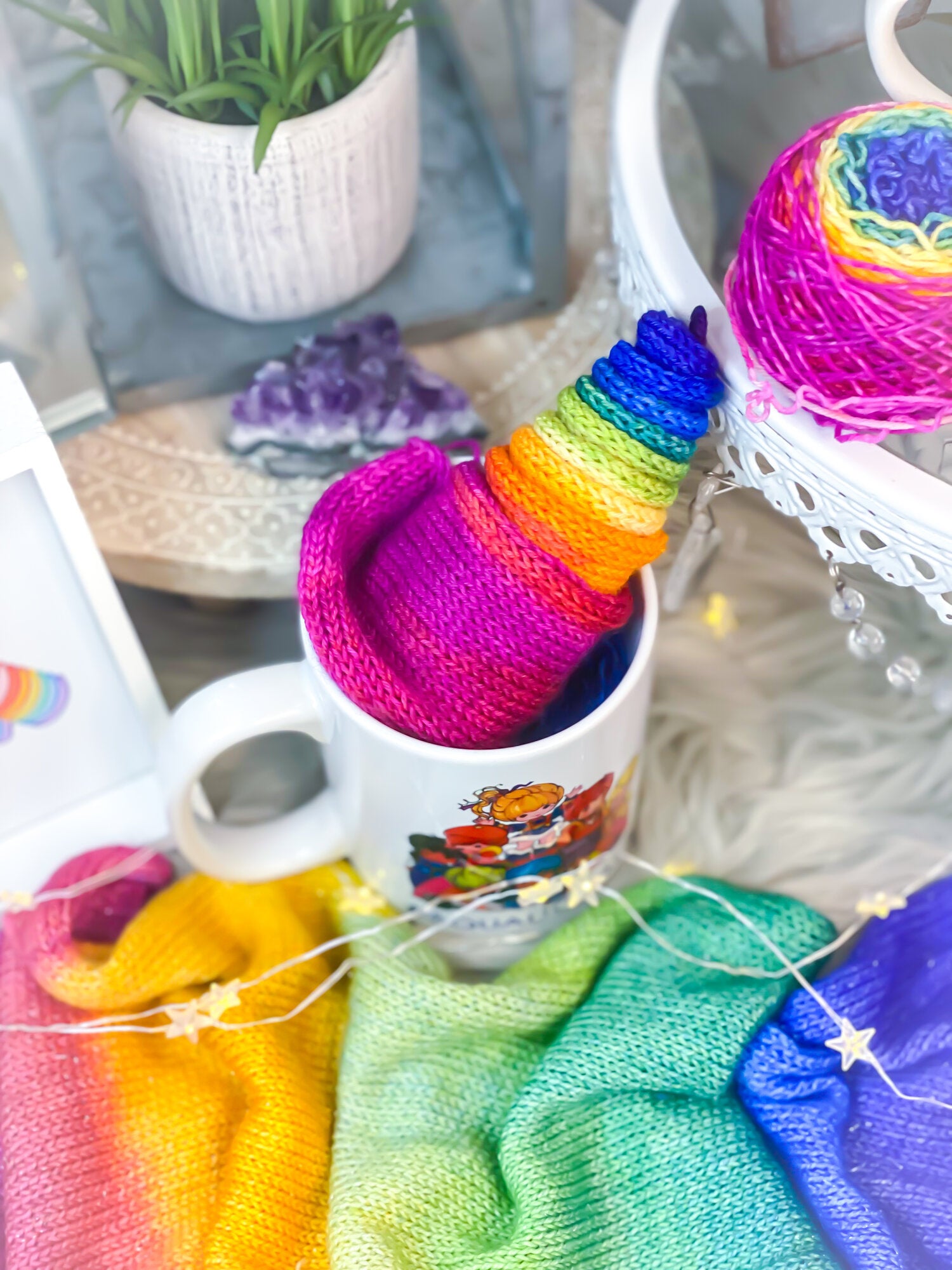 Rainbow Rainbow Brite Gradient | Weird Sisters Wool Emporium