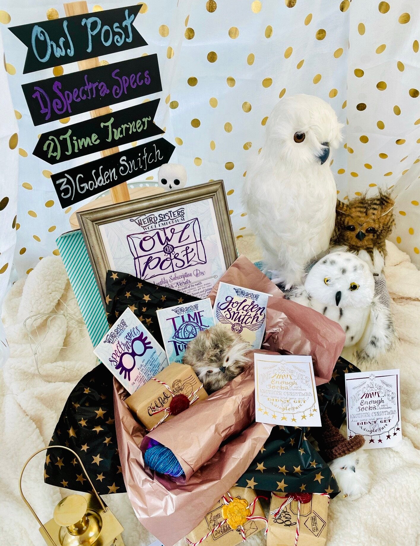 Owl Post Subscription Box  Weird Sisters Wool Emporium